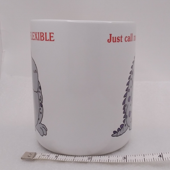 Shoebox Greetings Just Call Me Mr. Flexible MUG Gray Monster 12 oz Cup Hallmark - Picture 4 of 10